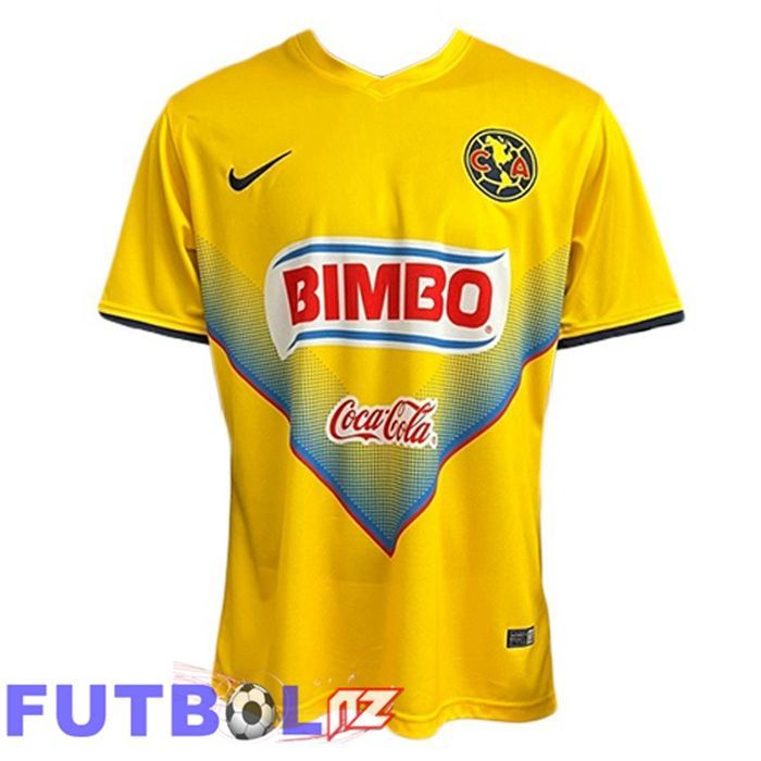 Camisetas De Futbol Club America Retro Primera Amarillo 2013-2014