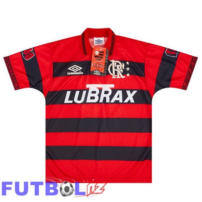 Camisetas De Futbol Flamengo Retro Primera Rojo Negro 1994-1995