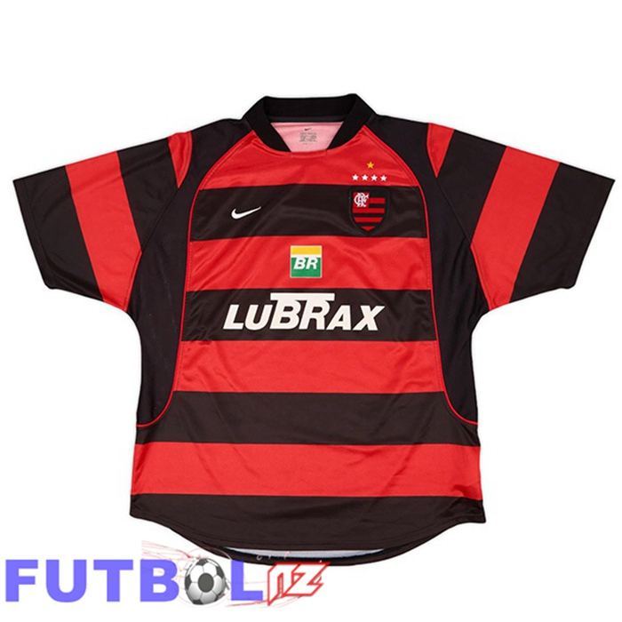 Camisetas De Futbol Flamengo Retro Primera Rojo Negro 2002-2003