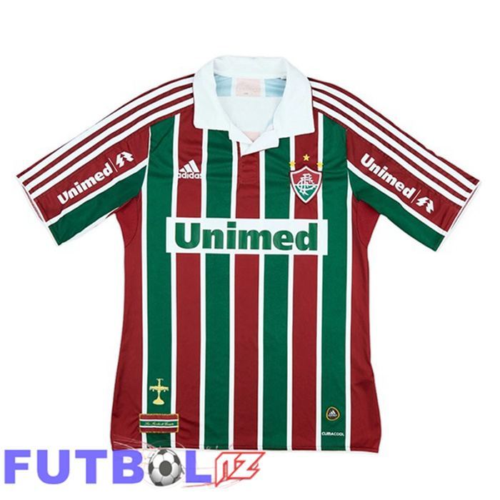 Camisetas De Futbol Fluminense Retro Primera Rojo Verde 2010-2011