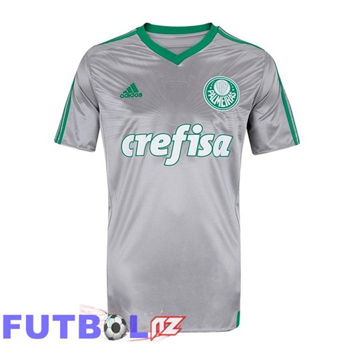 Camisetas De Futbol Palmeiras Retro Tercera Gris 2015-2016