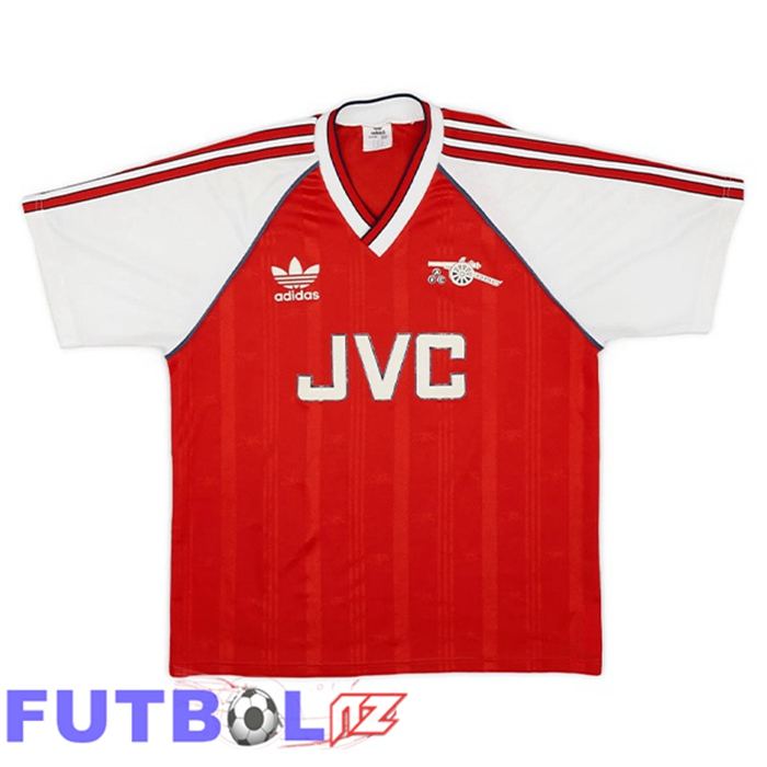 Camisetas De Futbol Arsenal Retro Primera Rojo Blanco 1988-1990