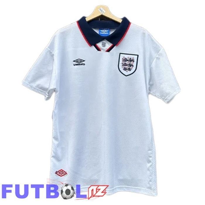 Camisetas De Futbol Inglaterra Retro Primera Blanco 1993-1995