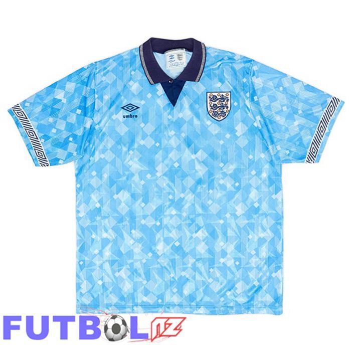 Camisetas De Futbol Inglaterra Retro Tercera Azul 1990
