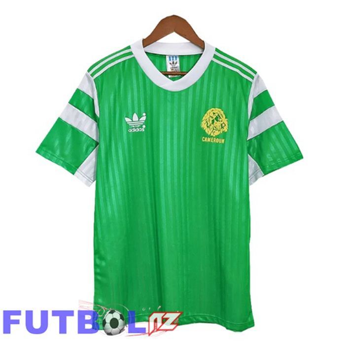 Camisetas De Futbol Camerún Retro Primera Verde 1990