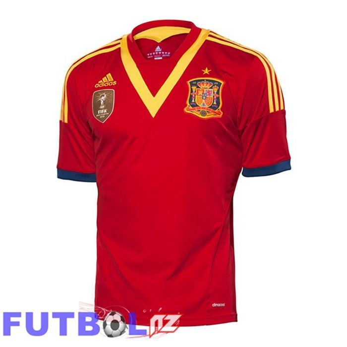 Camisetas De Futbol España Retro Primera Rojo 2013