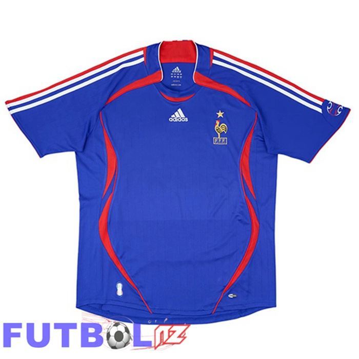 Camisetas De Futbol Francia Retro Primera Azul 2006