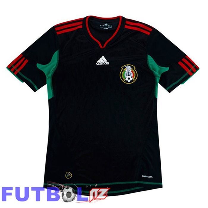Camisetas De Futbol México Retro Segunda Negro 2010