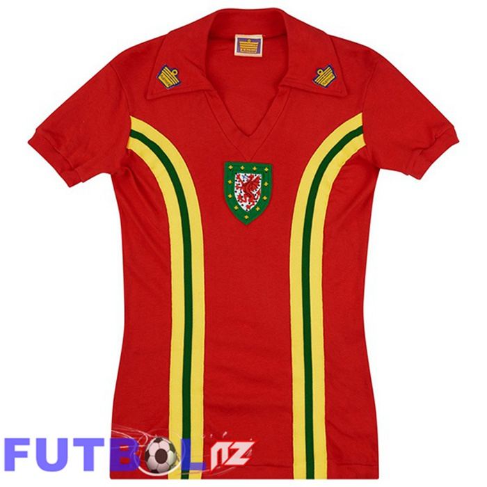 Camisetas De Futbol Gales Retro Primera Rojo 1976-1979