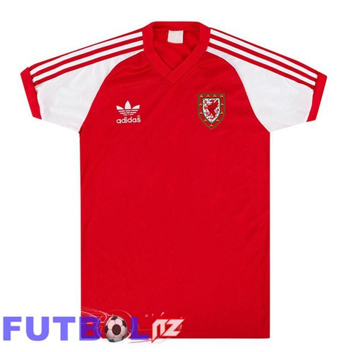 Camisetas De Futbol Gales Retro Primera Rojo 1980-1982