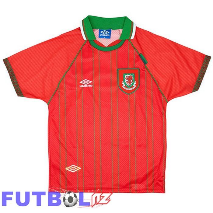 Camisetas De Futbol Gales Retro Primera Rojo 1994-1996