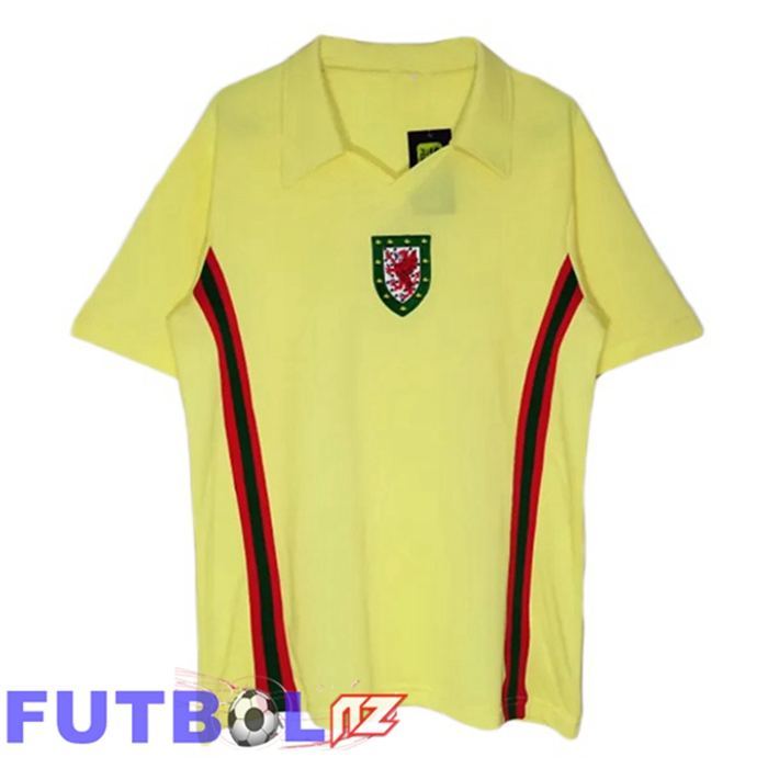 Camisetas De Futbol Gales Retro Segunda Amarillo 1976-1979