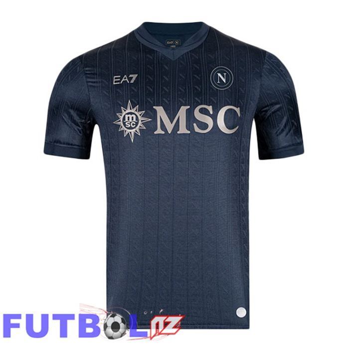 Camisetas De Futbol SSC Napoli EURO Tercera Negro 2025/2026