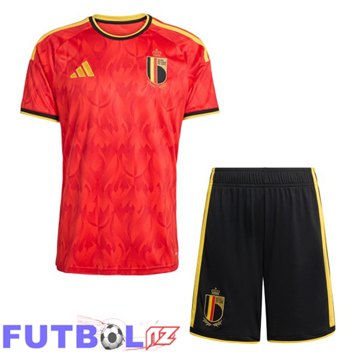 Camisetas De Futbol De Bélgica Ninos Primera Rojo 2026/2027