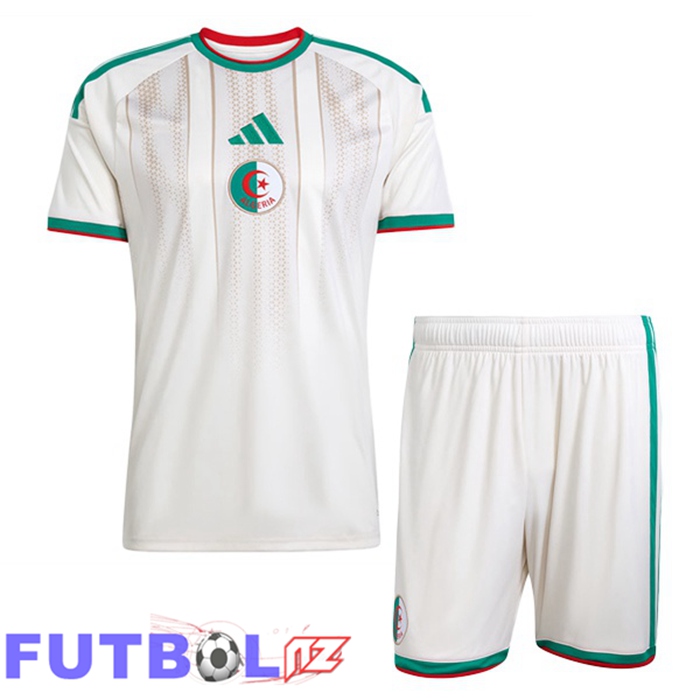 Camisetas De Futbol De Argelia Ninos Primera Blanco 2026/2027