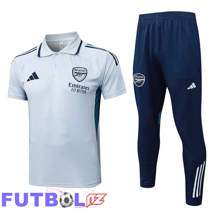 Camiseta Polo Arsenal + Pantalones Gris 2025/2026
