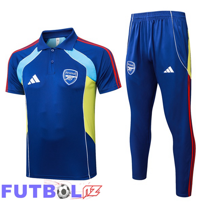 Camiseta Polo Arsenal + Pantalones Azul 2025/2026