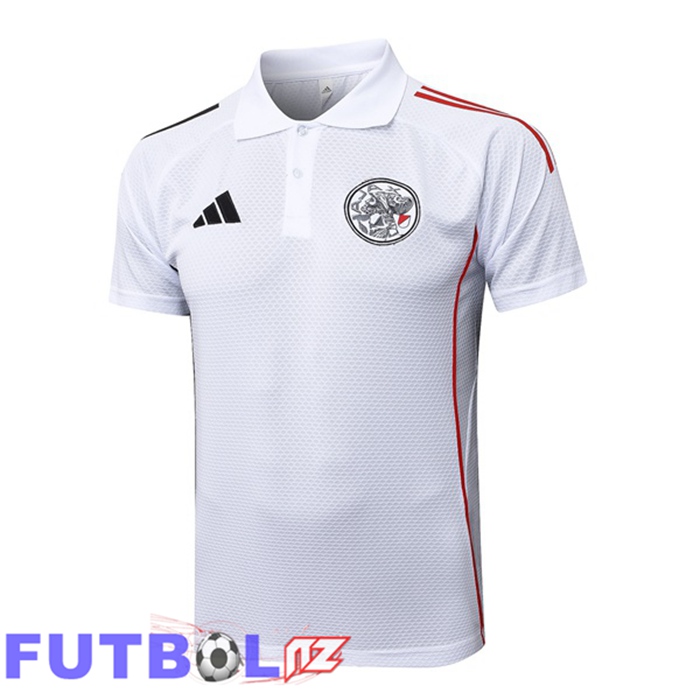 Camiseta Polo AFC Ajax Blanco 2025/2026