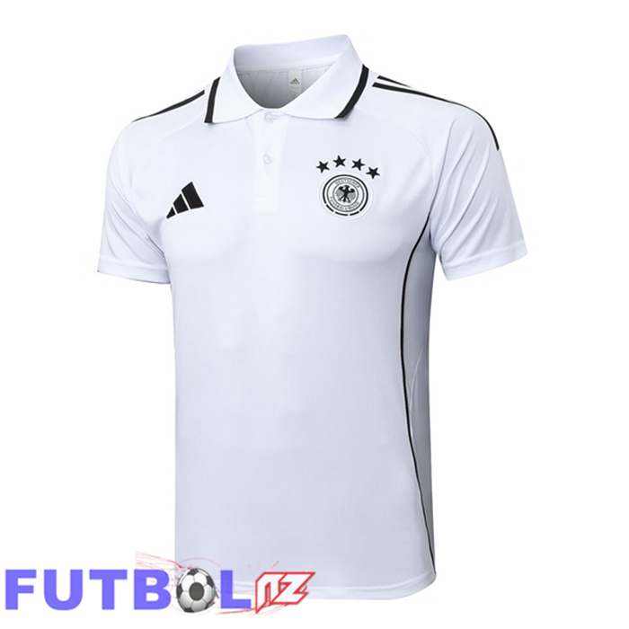 Camiseta Polo Alemania Blanco 2025/2026