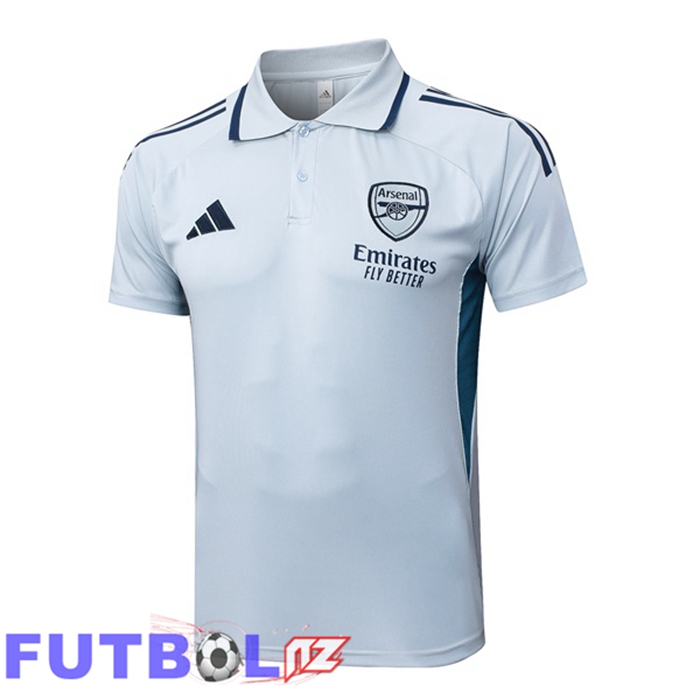 Camiseta Polo Arsenal Gris 2025/2026