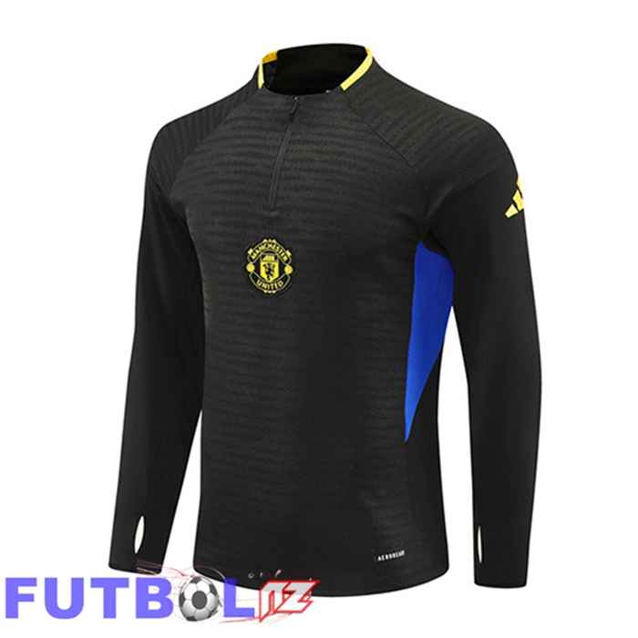 Sudadera De Entrenamiento Manchester United Negro 2025/2026