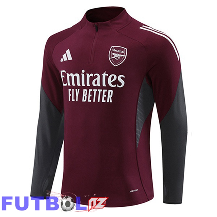 Sudadera De Entrenamiento Arsenal Rojo 2025/2026