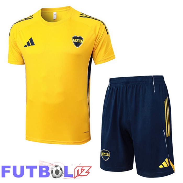 Camiseta Entrenamiento Boca Juniors + Cortos Amarillo 2025/2026