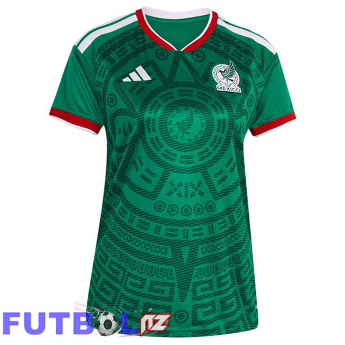 Camisetas De Futbol De México Mujer Primera Verde 2026/2027 Camisetas De Futbol De México Mujer Primera Verde 2026/2027
