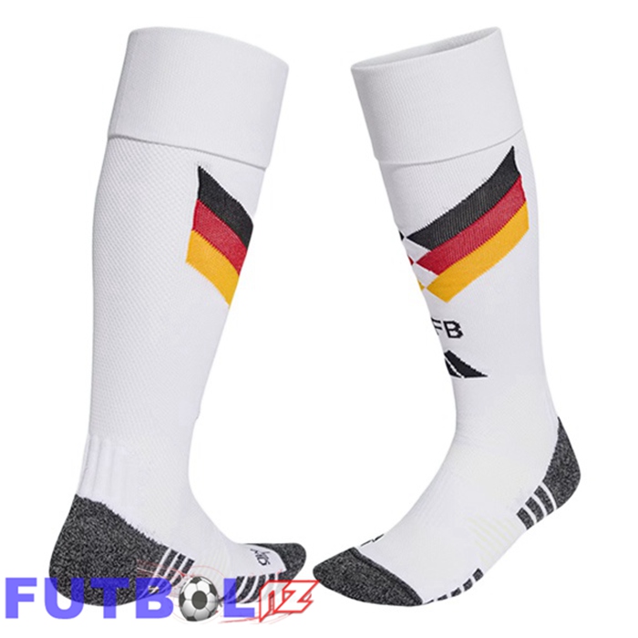 Calcetines De Futbol Alemania Primera Blanco 2026/2027