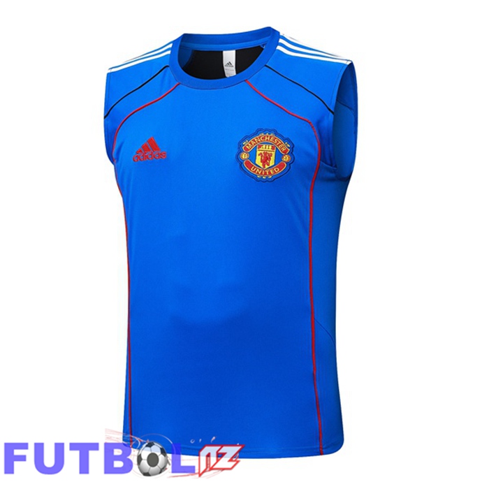 Chalecos De Futbol Manchester United Azul 2025/2026