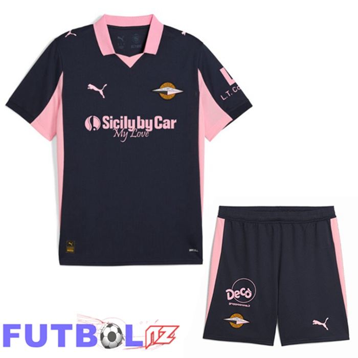 Camisetas De Futbol Palerme FC Ninos Segunda Negro 2025/2026