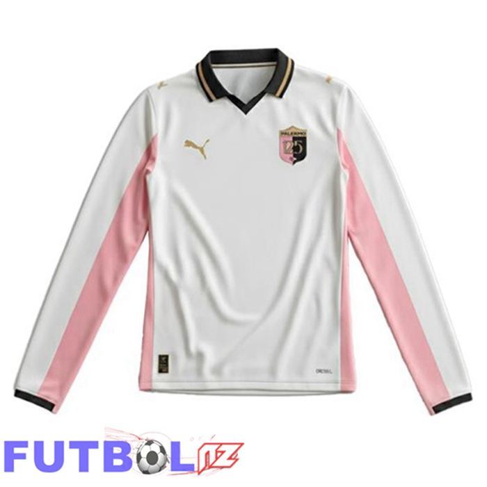 Camisetas De Futbol Palerme FC Cuarta Manga Larga Blanco 2025/2026