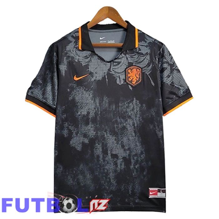 Camisetas De Futbol Países Bajos Portero Negro 2025/2026