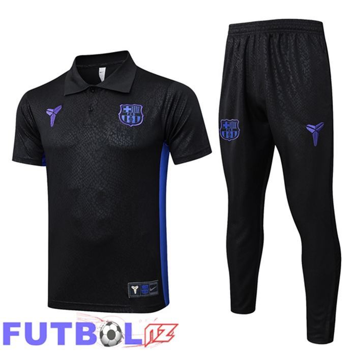 Camiseta Polo FC Barcelona + Pantalones Negro 2025/2026