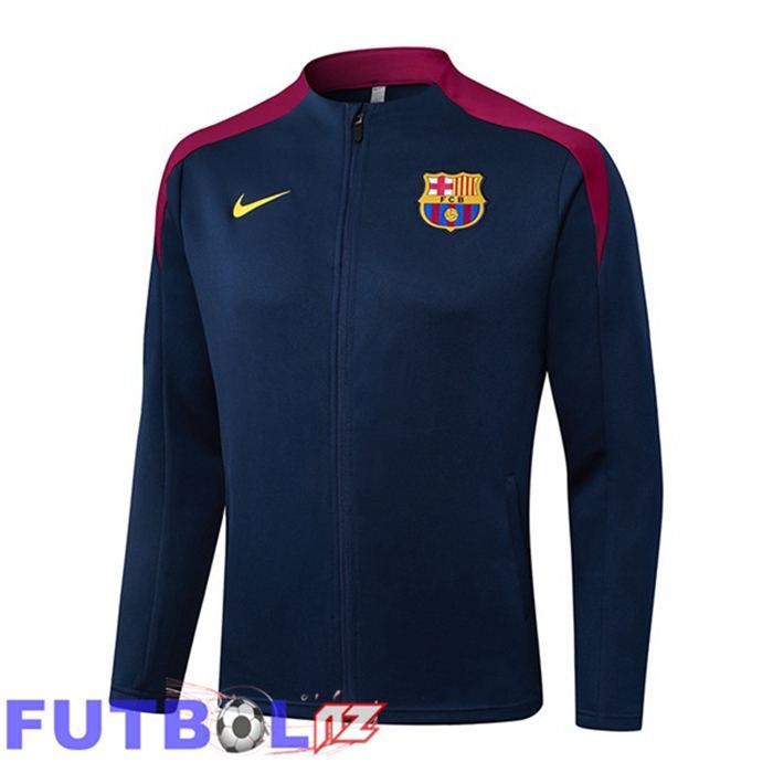 Chaquetas Futbol FC Barcelona Azul Real 2025/2026