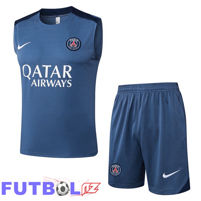 Chalecos De Futbol Paris PSG + Cortos Gris 2025/2026