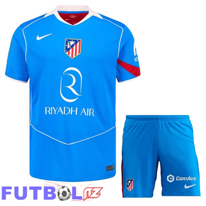 Camisetas De Futbol Atletico Madrid Tercera + Cortos 2025/2026