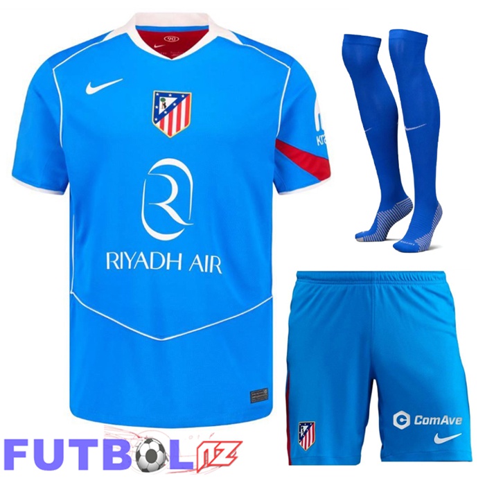 Camisetas De Futbol Atletico Madrid Tercera (Cortos + Calcetines) 2025/2026