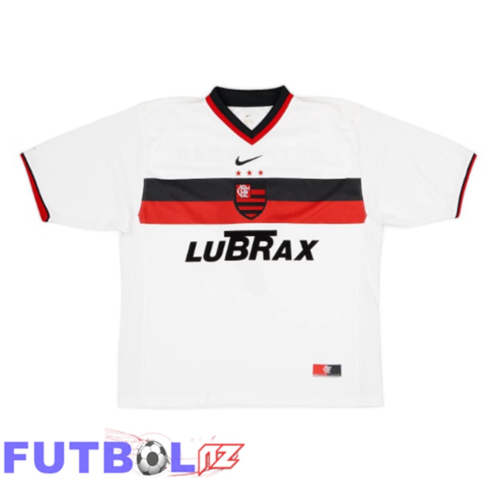 Camisetas De Futbol Flamengo Retro Segunda Blanco 2001