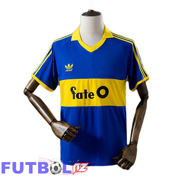 Camisetas De Futbol Boca Juniors Retro Primera Azul Real 1986-1988