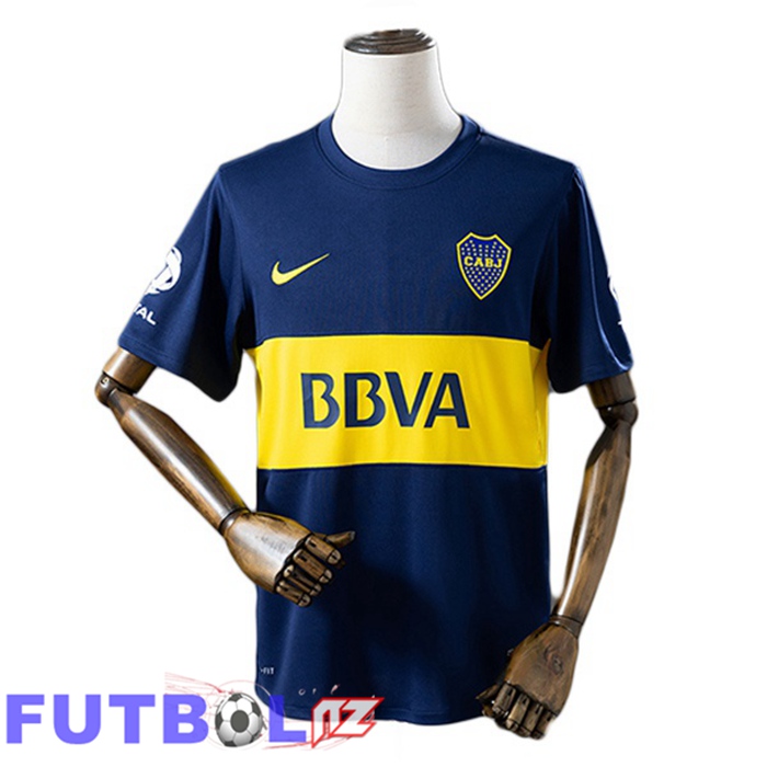 Camisetas De Futbol Boca Juniors Retro Primera Azul Real 2014-2015