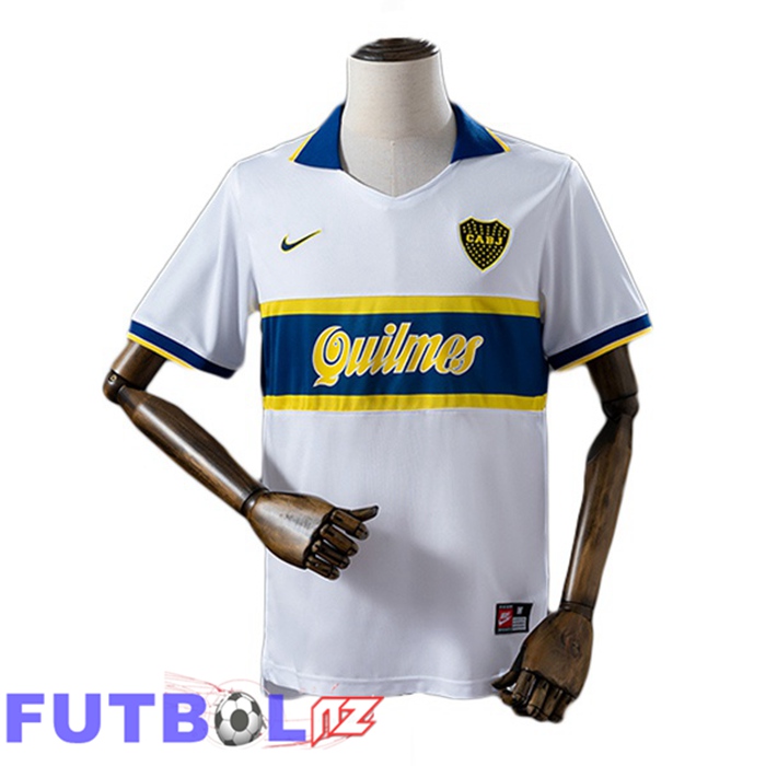 Camisetas De Futbol Boca Juniors Retro Segunda Blanco 1997-1998