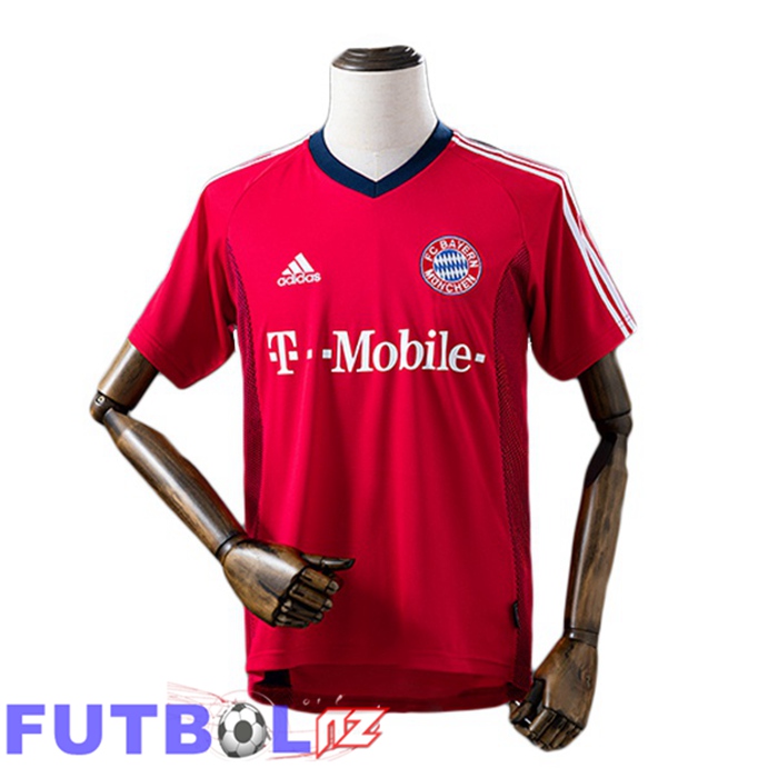 Camisetas De Futbol Bayern Munich Retro Tercera Rojo 2002-2003