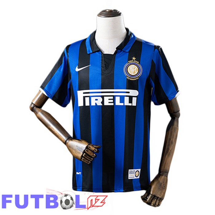 Camisetas De Futbol Inter Milan Retro Primera Azul 2007-2008