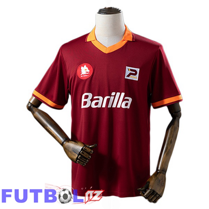 Camisetas De Futbol AS Roma Retro Primera Rojo 1982-1983