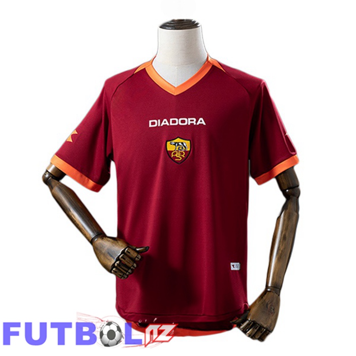 Camisetas De Futbol AS Roma Retro Primera Rojo 2006-2007