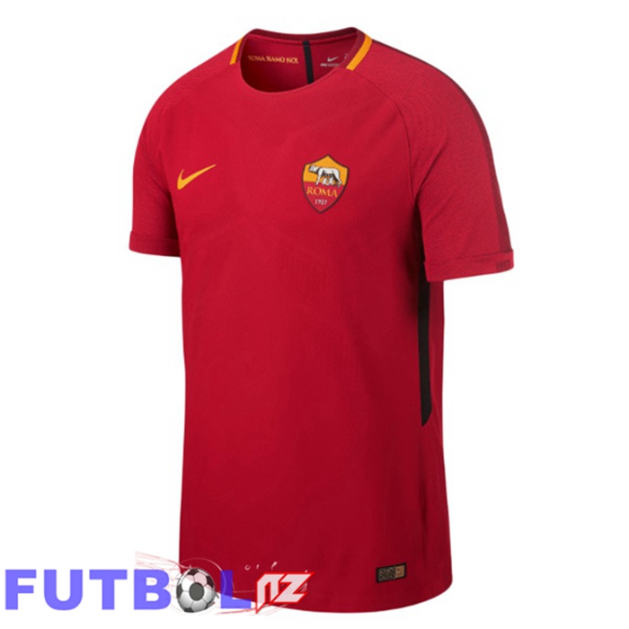 Camisetas De Futbol AS Roma Retro Primera Rojo 2017-2018
