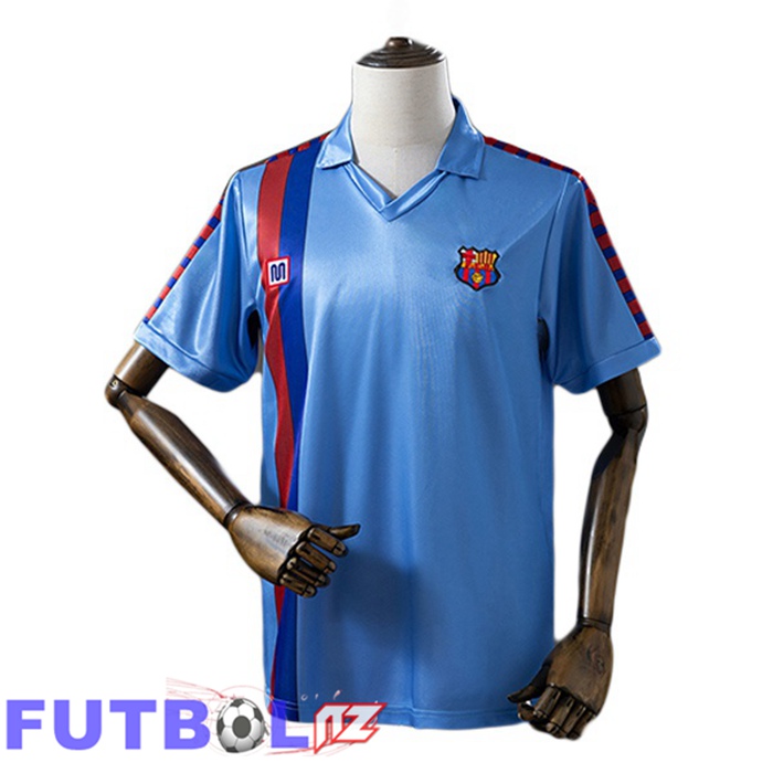 Camisetas De Futbol FC Barcelona Retro Segunda Azul 1987-1991