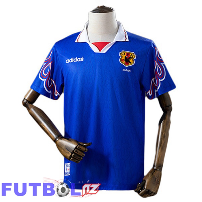 Camisetas De Futbol Japon Retro Primera Azul 1996
