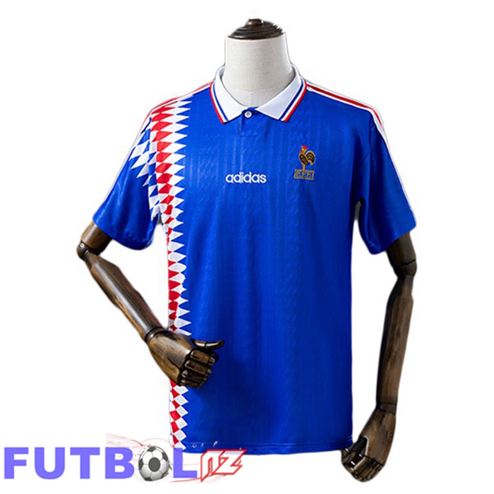 Camisetas De Futbol Francia Retro Primera Azul 1994